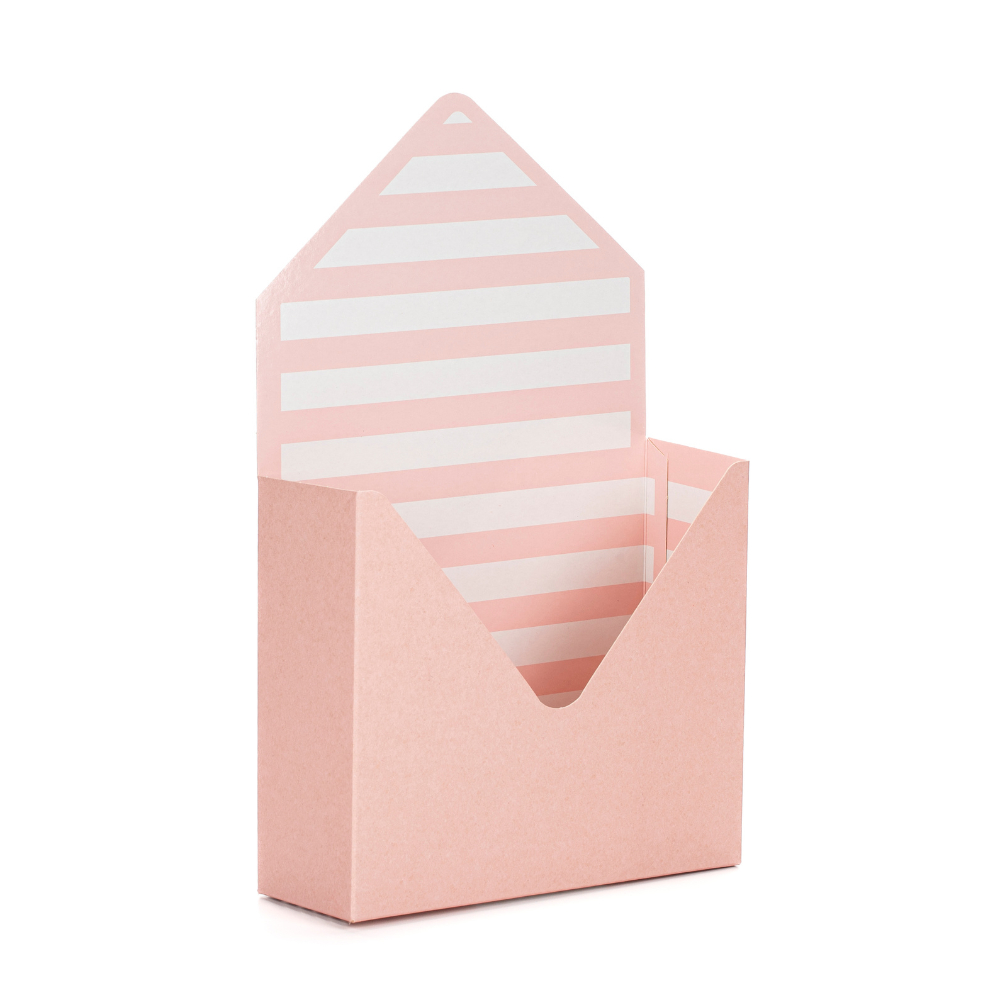 Embalagem Para Flores e Presentes Modelo Carta Envelope Rosa Bebê (05 unidades) em Oferta na Shopee