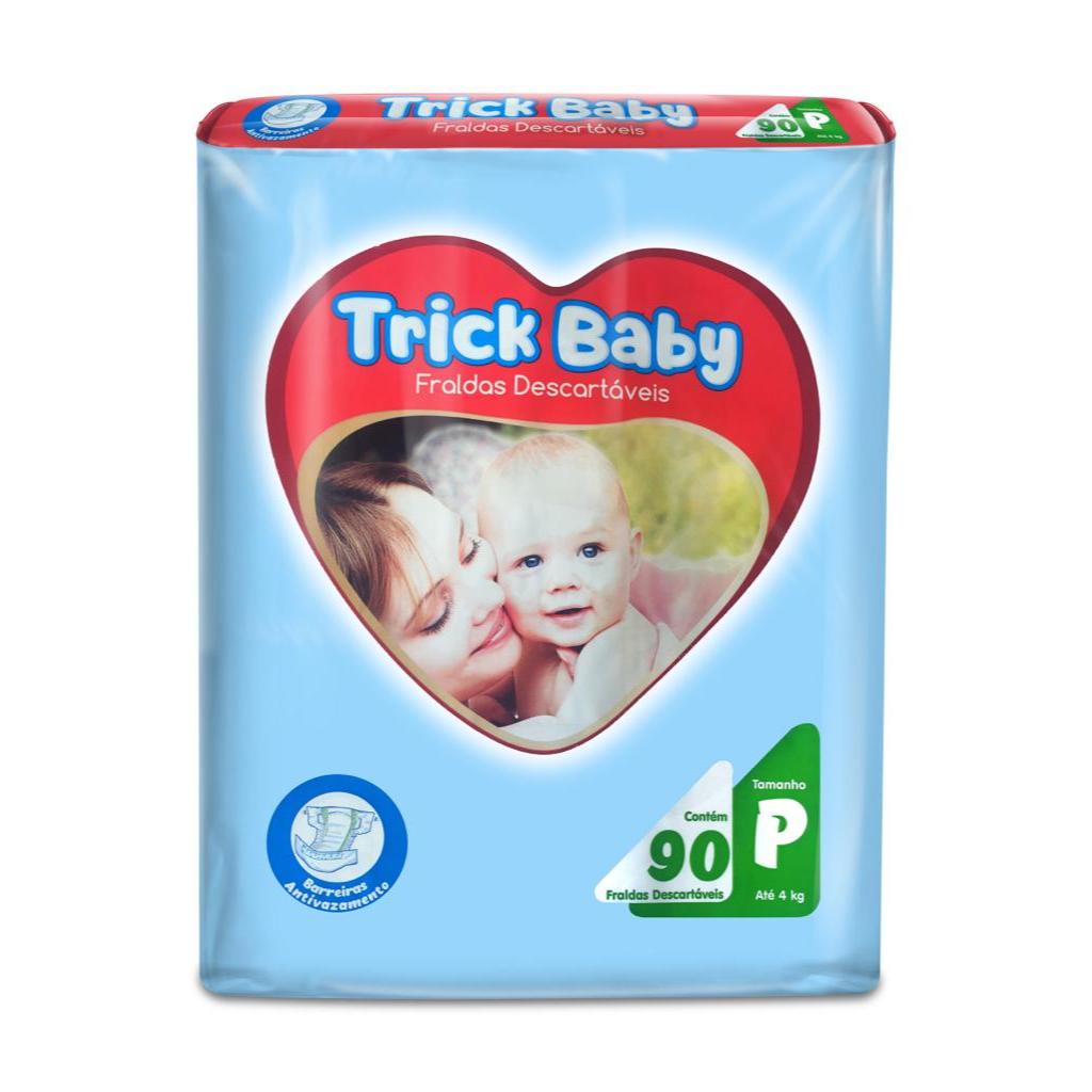 Fralda Infantil Trick Baby Kit c/ 2 em Oferta na Shopee