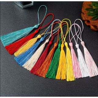 Kit 10/20/30/40/50 Pingente para Tassel Franja Cores aprox.13cm com 110 a 120 Flanjas em Oferta na Shopee