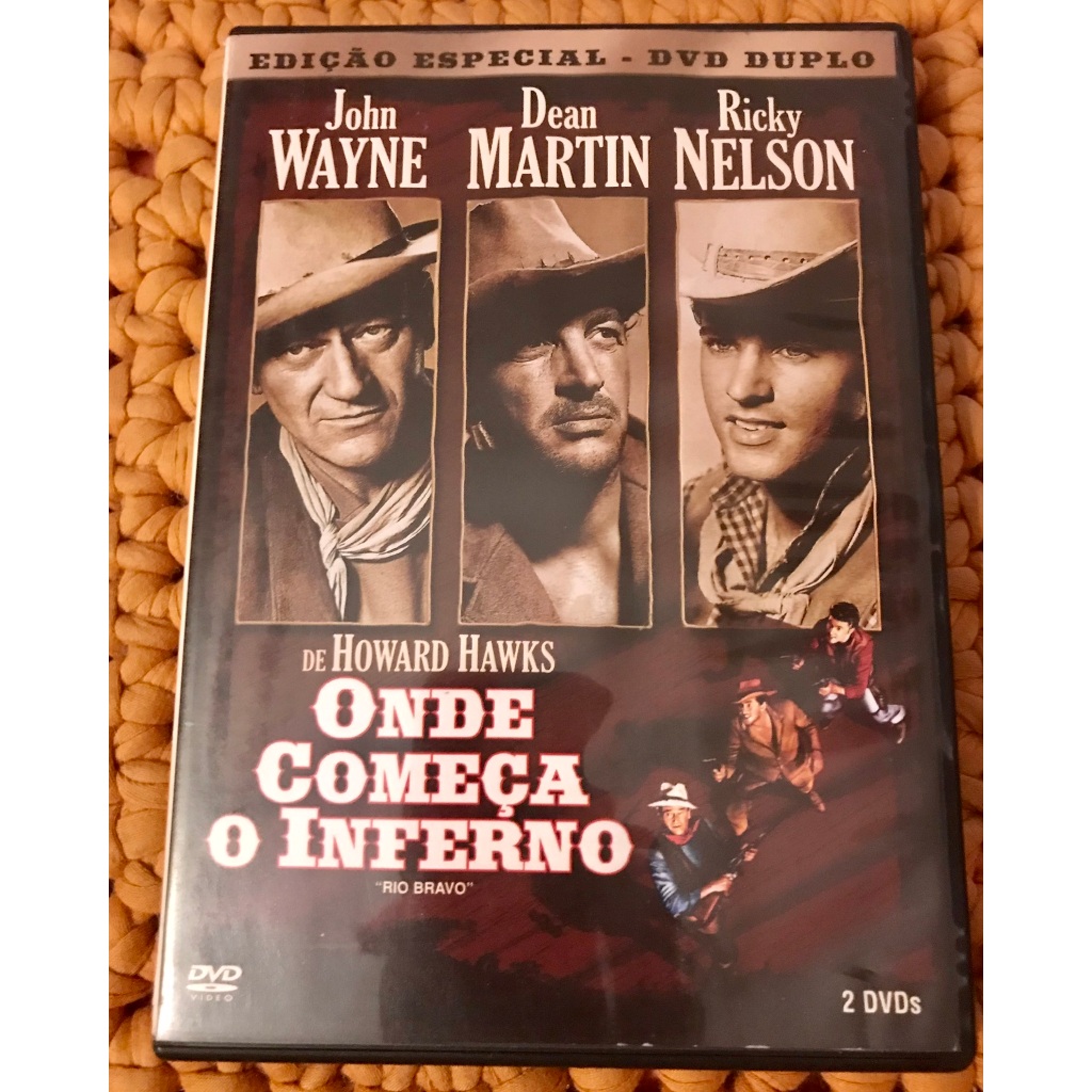 Dvd Onde Começa o Inferno - John Wayne - Dean Martin - Edição Especial - Duplo