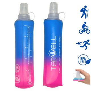 Garrafa de Água Dobrável Silicone Flask Macia Hidratação Running 250ml Soft em Oferta na Shopee