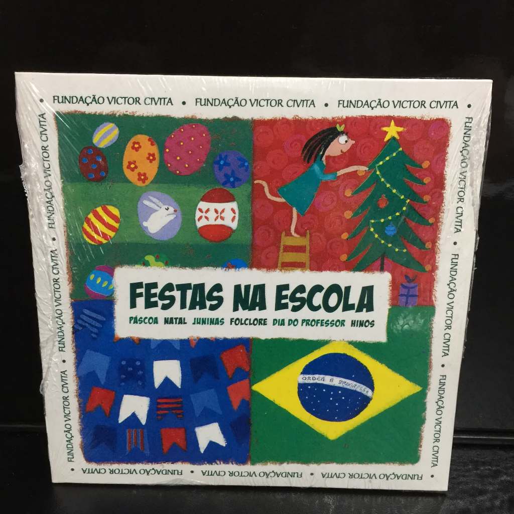 CD: Festas na Escola - Pascoa / Natal / Juninas / Foclore / Dia do Professor / Hinos (Cardslave/ Lacrado)