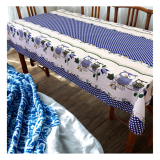 Toalha para Mesa 6 Lugares 2,00 x 1,40cm Tecido Oxford Retangular Fácil de Limpar em Oferta na Shopee