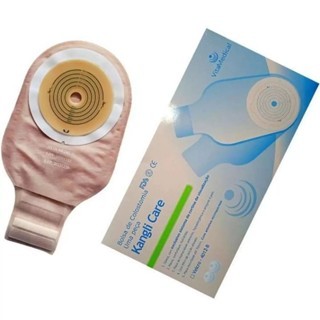 Bolsa Saco De Colostomia Discreta Para Sistema 1 Peça Kangli Care Com Fechamento Seguro - Vitamedical