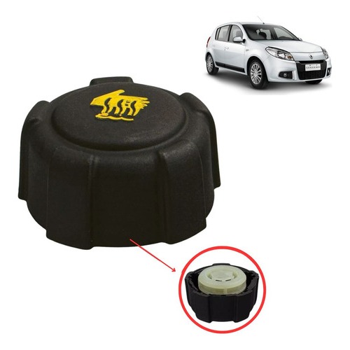 Tampa Reservatório Água Radiador Renault Sandero Logan 2006 2007 2008 2009 2010 2011 2012 2013 2014 em Oferta na Shopee