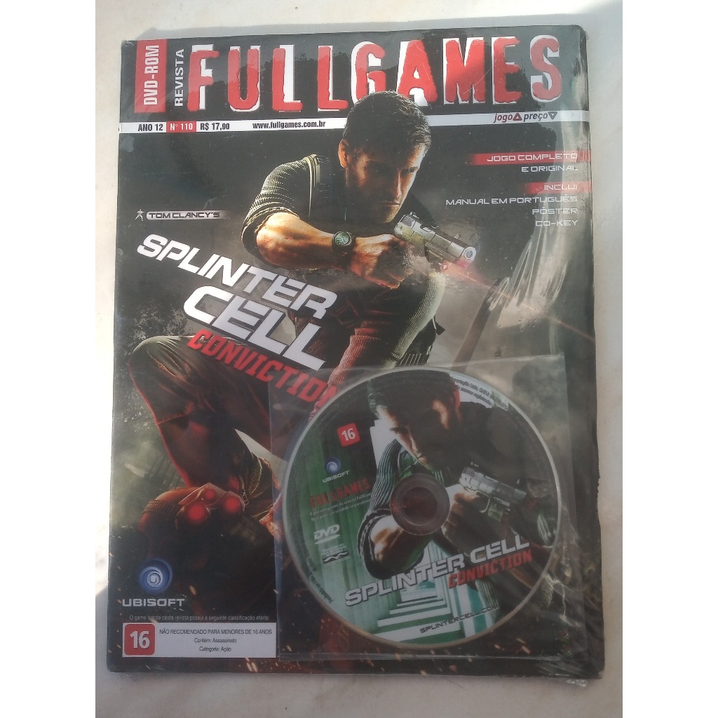 Jogo PC: Splinter Cell Conviction (Novo/Lacrado/Original)