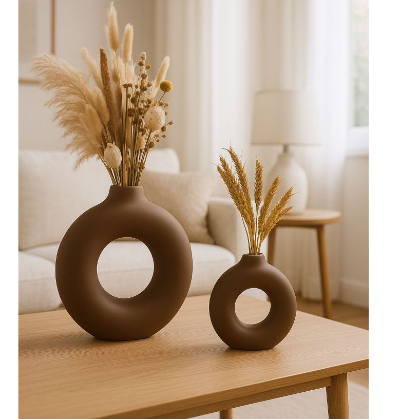 Dupla De Vaso organico decorativo Decoração DE Sala E Casa