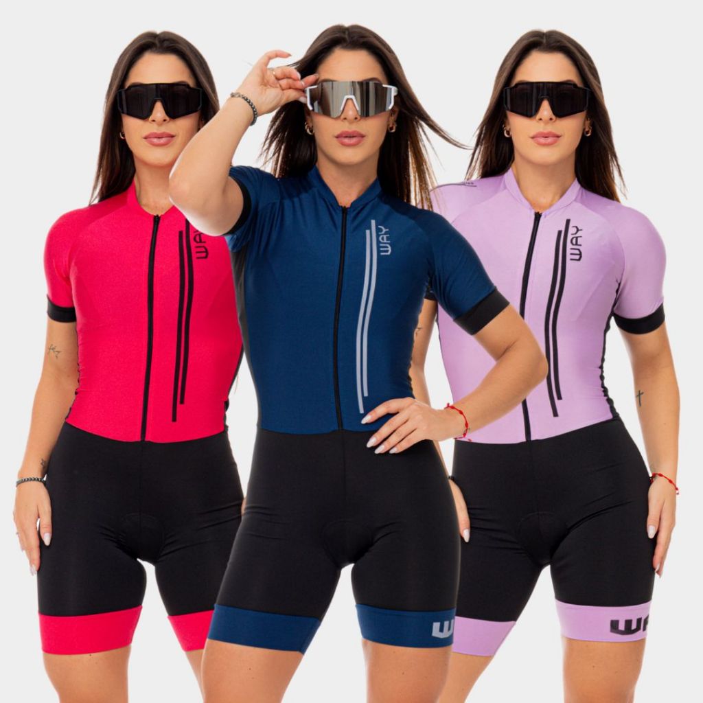 Macaquinho de Ciclismo Macacão Feminino Roupa Ciclista Forro em Gel Slim Profissional em Oferta na Shopee