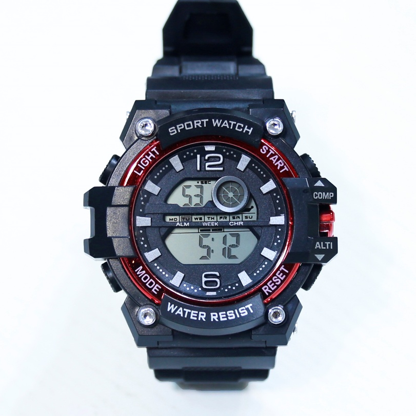 Novo relógio digital esportivo masculino SPORT à prova d'água em Oferta na Shopee