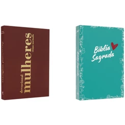Kit Devocional Mulheres + Bíblia Sagrada ACF | Garota Segundo Coração de Deus