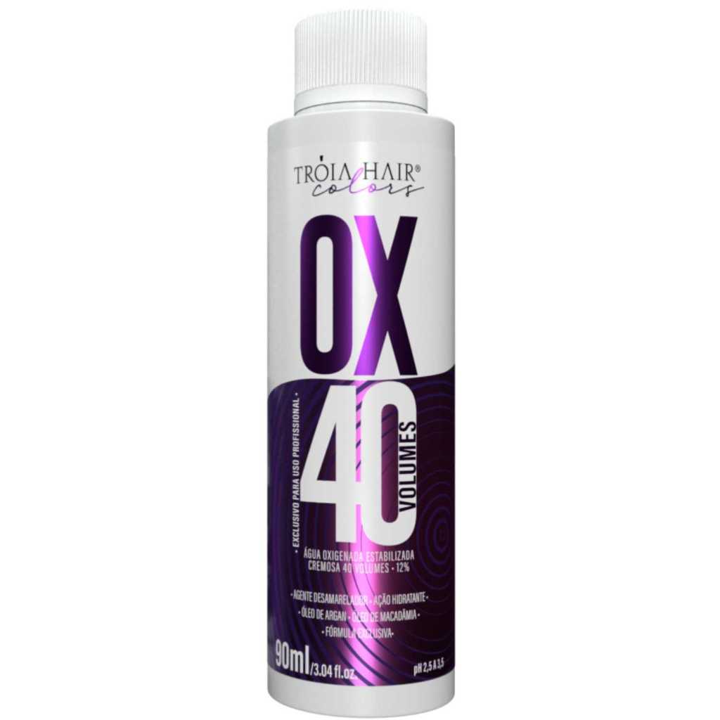 Ox Profissional Emulsão Reveladora 40 Volumes 90ml - Troia Hair