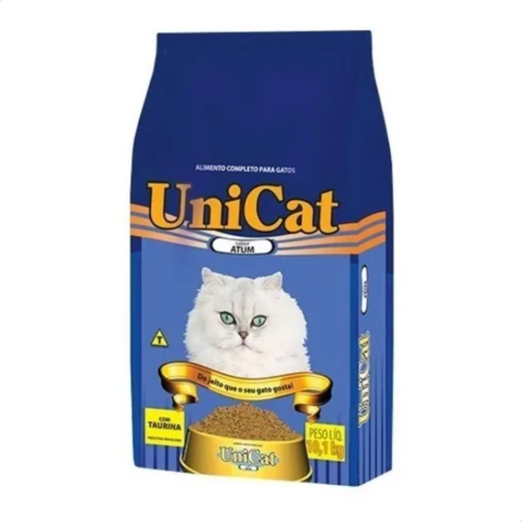 Ração Unicat Gato Adulto Sabor Atum Em Sacola De 10.1kg em Oferta na Shopee