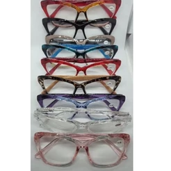 kit c/25 oculos de grau leitura Feminino Masculino Unissex 0.50 até 5,00