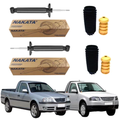 PAR AMORTECEDOR TRASEIRO SAVEIRO G3 G4 2001 A 2009 NAKATA + KIT