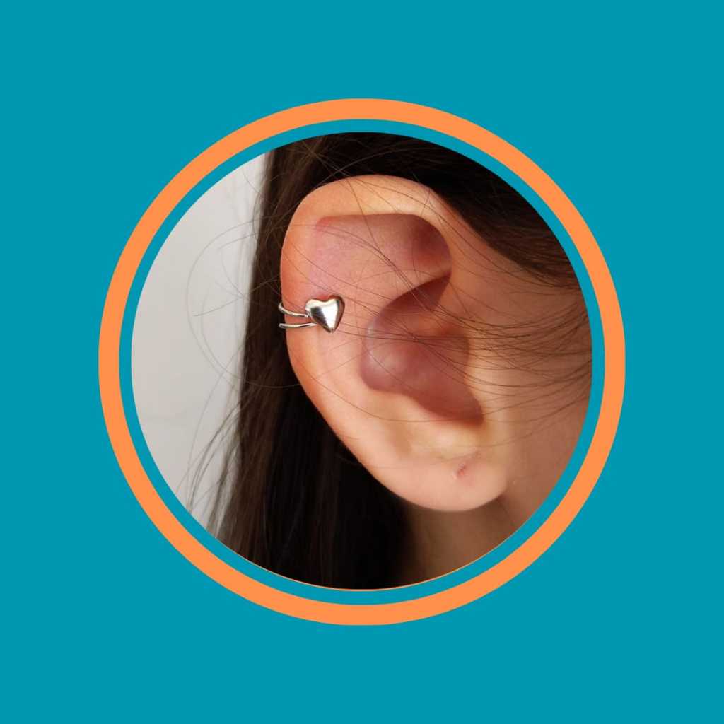 Piercing Aço Inoxidável Feminino Fake Orelha em Oferta na Shopee