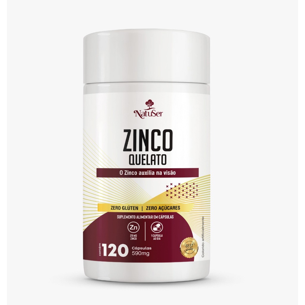 Zinco Quelato 240 Caps Original (PRODUTO COM REGISTRO)