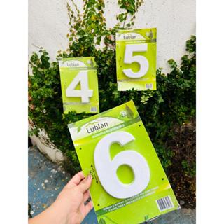 Kit 3 Clássico De Números Residenciais Branco 15cm - 3D em Oferta na Shopee