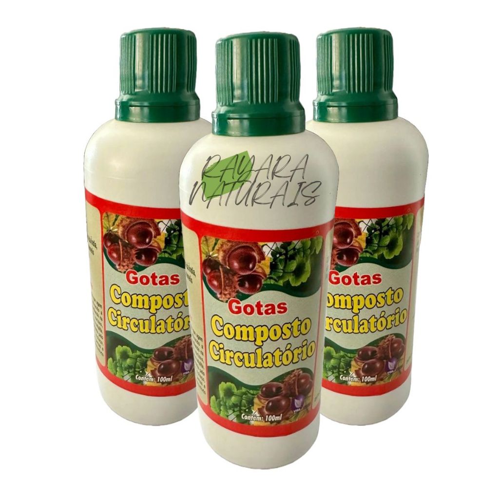 Composto em Gota Circulatório 100 ml em Oferta na Shopee