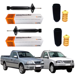 PAR AMORTECEDOR TRASEIRO SAVEIRO G3 G4 2001 A 2009 COFAP + KIT