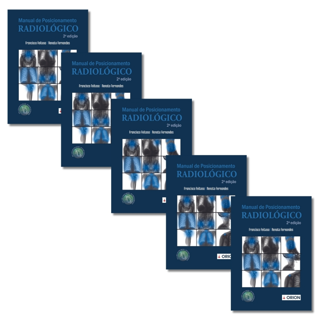 Técnicas Radiológicas De Bolso - Manual De Posicionamento Radiológico Completo Pack com 05 unidades