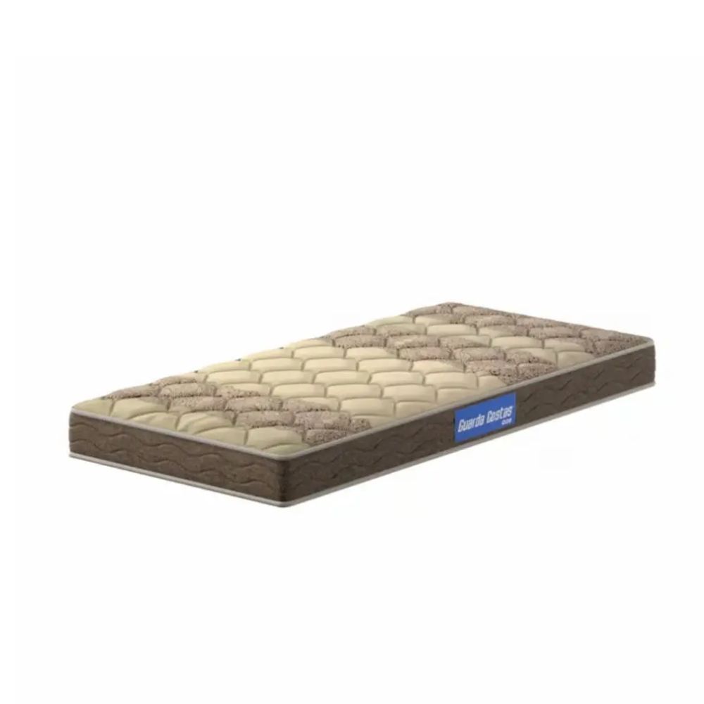Colchão de Solteiro Guarda Costas D28 Probel 14cm x 1,88m x 88cm Marrom