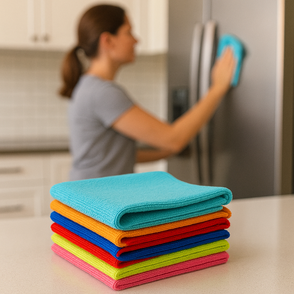 Kit Pano Multiuso Microfibra P/ Limpeza Geral– 5 Peças por Kit | Limpa Vidro Pia– Escolha de 1 a 5 Kits em Oferta na Shopee