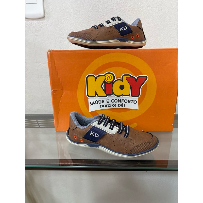 Promoção Kidy sapatênis masculino calce fácil