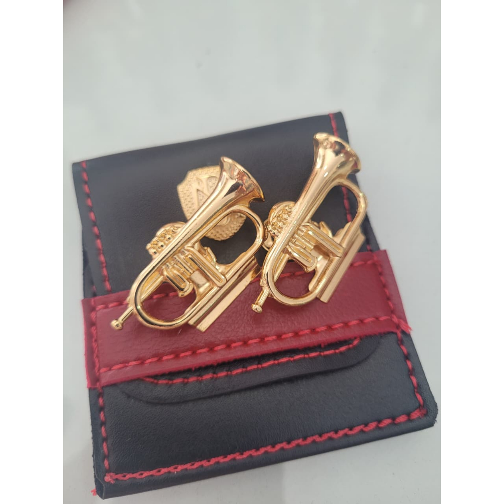 Prendedor de Partitura e Hinario Flugelhorn com carteira para Presente