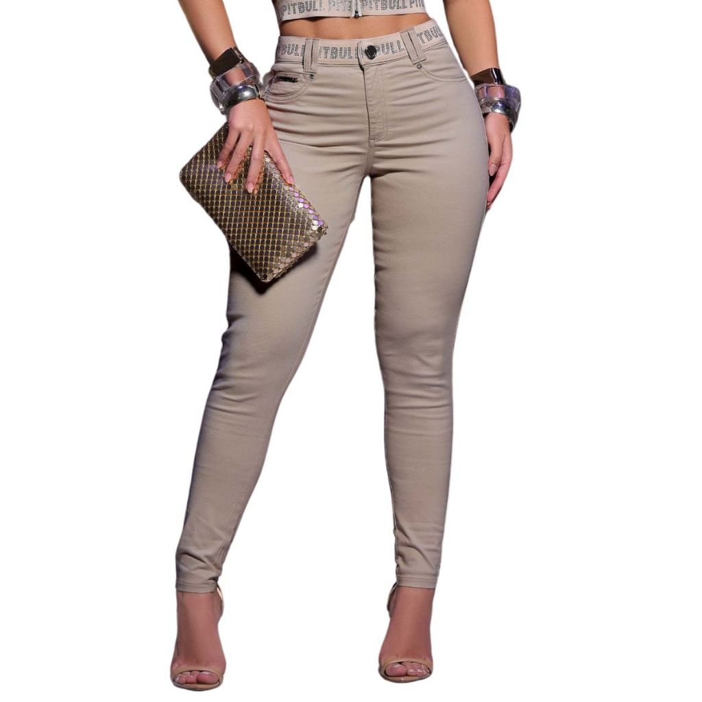 Calça Jeans Feminina Skinny Pit Bull Jeans Modela cintura empina Bumbum original.