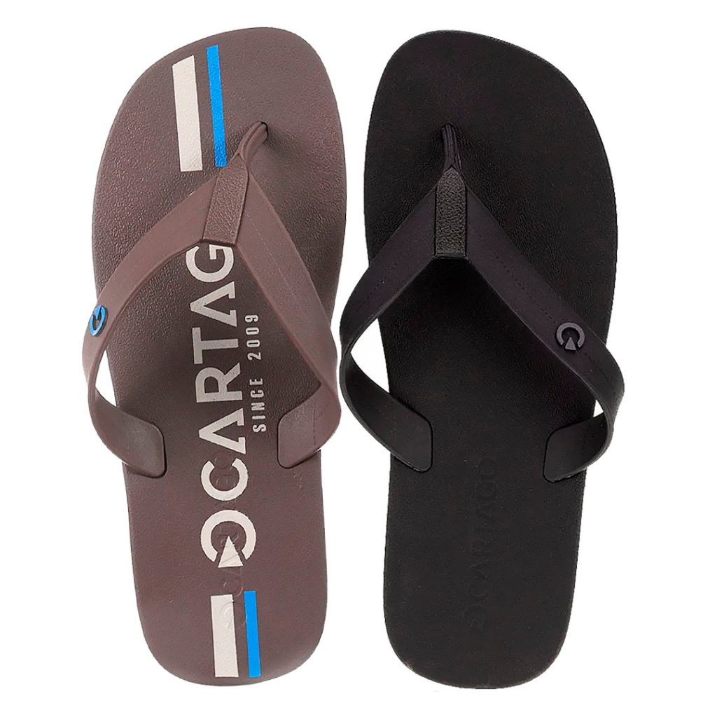 Chinelo Masculino Atlanta Dedo Cartago 11840 em Oferta na Shopee
