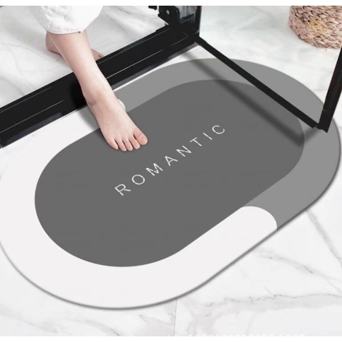 Tapete Antiderrapante de Banheiro Super Absorvente,Tapete Absorvente Antiderrapante Para Banheiro/Porta De Entrada