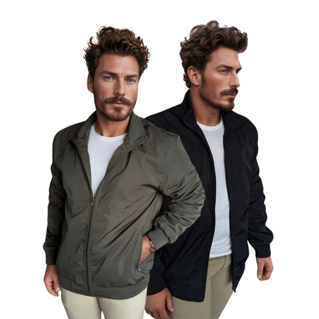 Kit 2 Casaco Masculino Impermeável Sobretudo Corta Vento