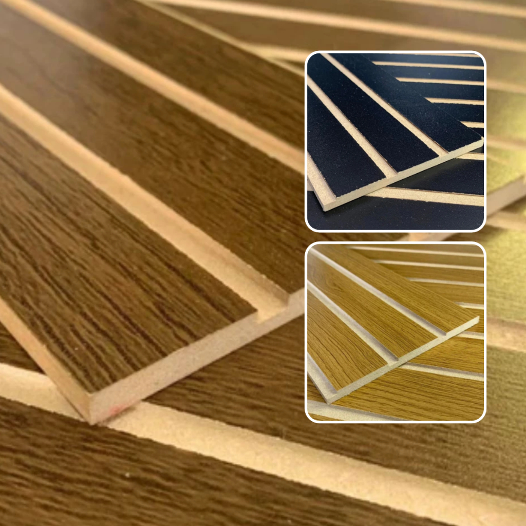 Kit 50 Placas Ripadas MDF - Revestimento Decorativo de Parede 45x11cm Moderno em Oferta na Shopee