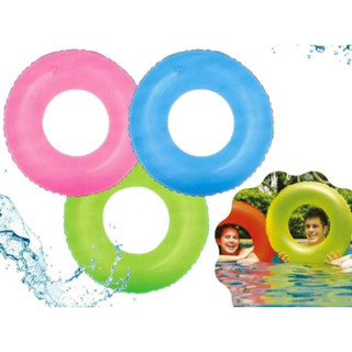 Boia Neon Piscina Circular Cintura Inflavel Pool Party 60 cm
