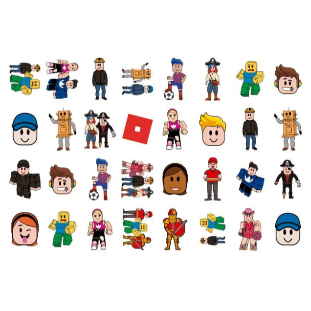 Tatuagem Roblox Temporária Infantil - Kit Festa Lembrancinha Brinde