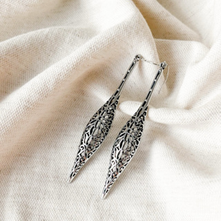 Brinco Pêndulo Agulhinha Estilo Indiano Balinês Aço Inoxidável Boho Chic Hippie Chic em Oferta na Shopee