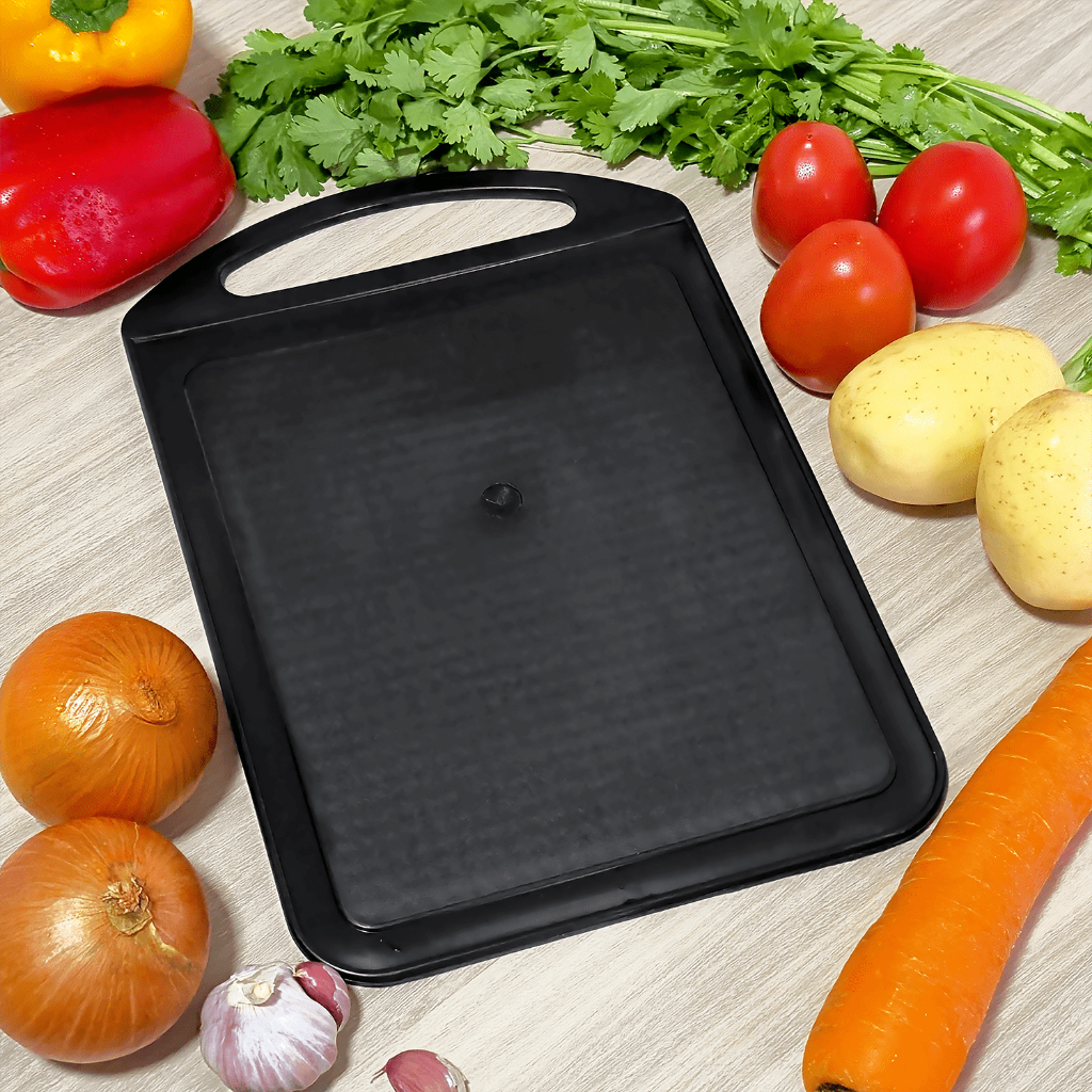 1 Tabua Preta Grande de Carne Legumes Multiuso Super Resistente Atóxica 34x23 em Oferta na Shopee