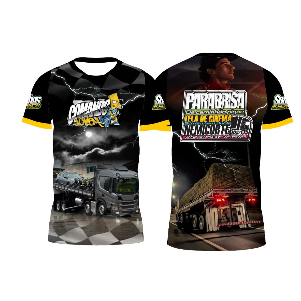 Camiseta Caminhoneiro / Camiseta de caminhão - Comando Jovem em Oferta na Shopee