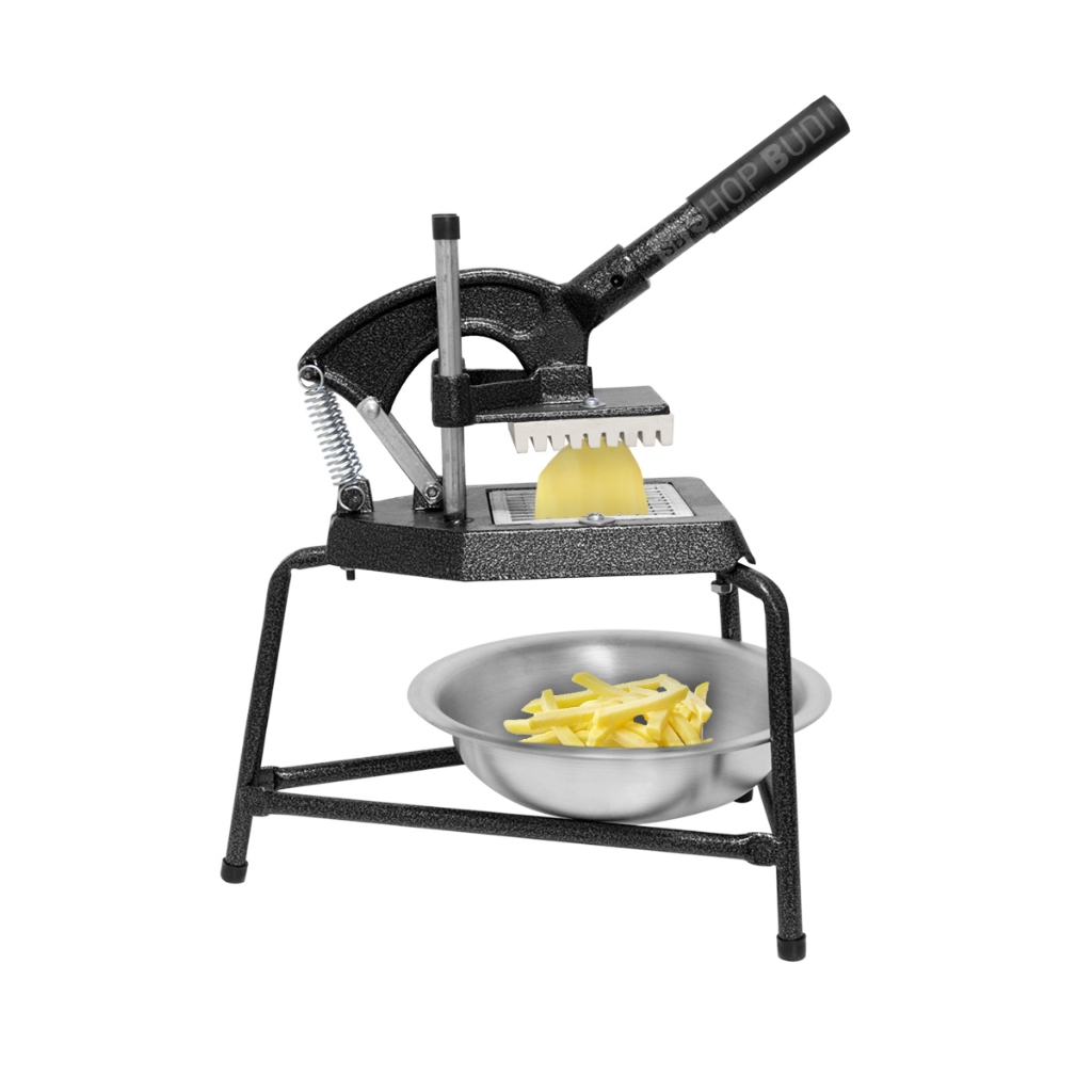 Picador e Cortador de Legumes Vinagrete Batata Palito Frutas Industrial Médio Tripé