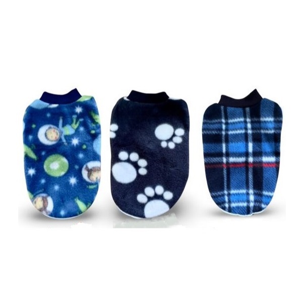 Kit 3 Roupa Soft Para Cães Porte Mini e Pequeno Yorkshire Spitz Lulu Chihuahua Pinscher Filhote