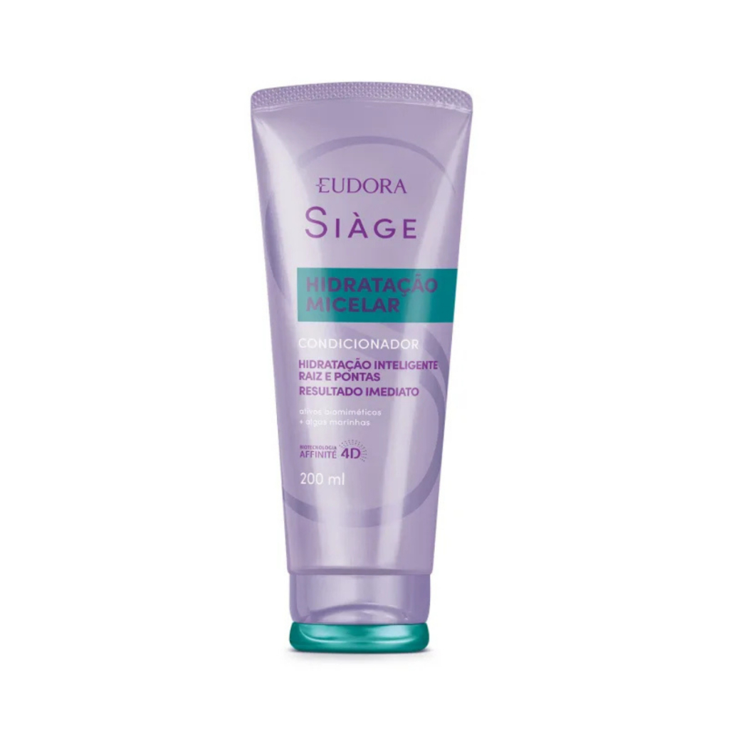 Condicionador Eudora Siàge Hidratação Micelar Com 200ml em Oferta na Shopee