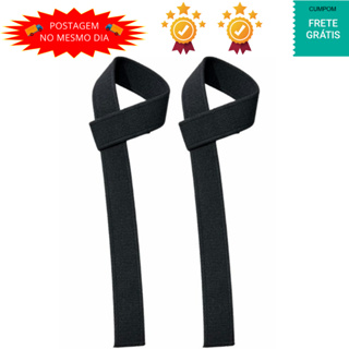 Strap Academia Musculação Preto Tala Fita Treino Costas Straps em Oferta na Shopee