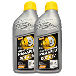Kit 2 Fluido Óleo De Freio Paraflu Dot 4lv 500ml