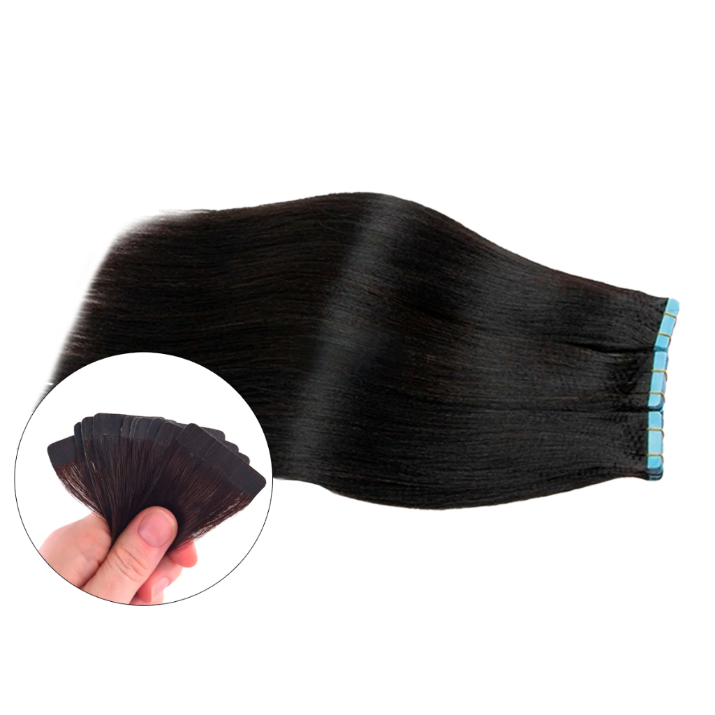 Megahair Fita Adesiva Cabelo Humano 50cm com 20peças