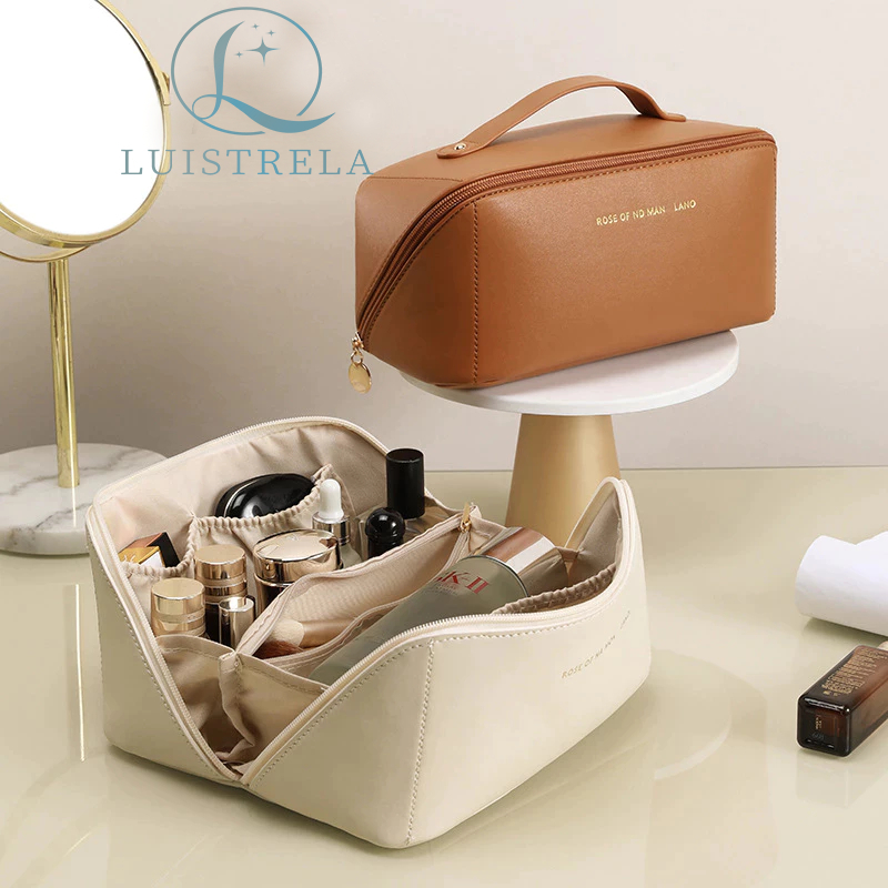 Necessaire Organizador Cosmético Maquiagem Feminino Para Viagem Em Alto Qualidade em Oferta na Shopee