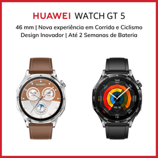 Smartwatch Huawei GT 5 Original  AMOLED GPS Integrado NFC Bluetooth 5.2 Resistente à Água Monitor de Saúde Completo em Oferta na Shopee