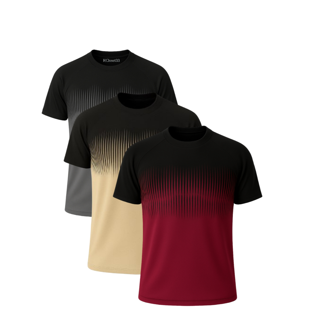 COMBO 3 Camisa Masculina Esportiva DRYFIT Poliéster Para Academia em Oferta na Shopee