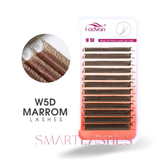 Cílios Fadvan W5D MARROM (BROWN) 0,07mm Curvatura D em Oferta na Shopee