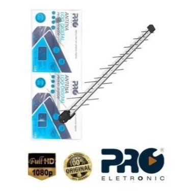 Antena Digital Proeletronic LTE 20 Elementos PROHD-1040DBLTE