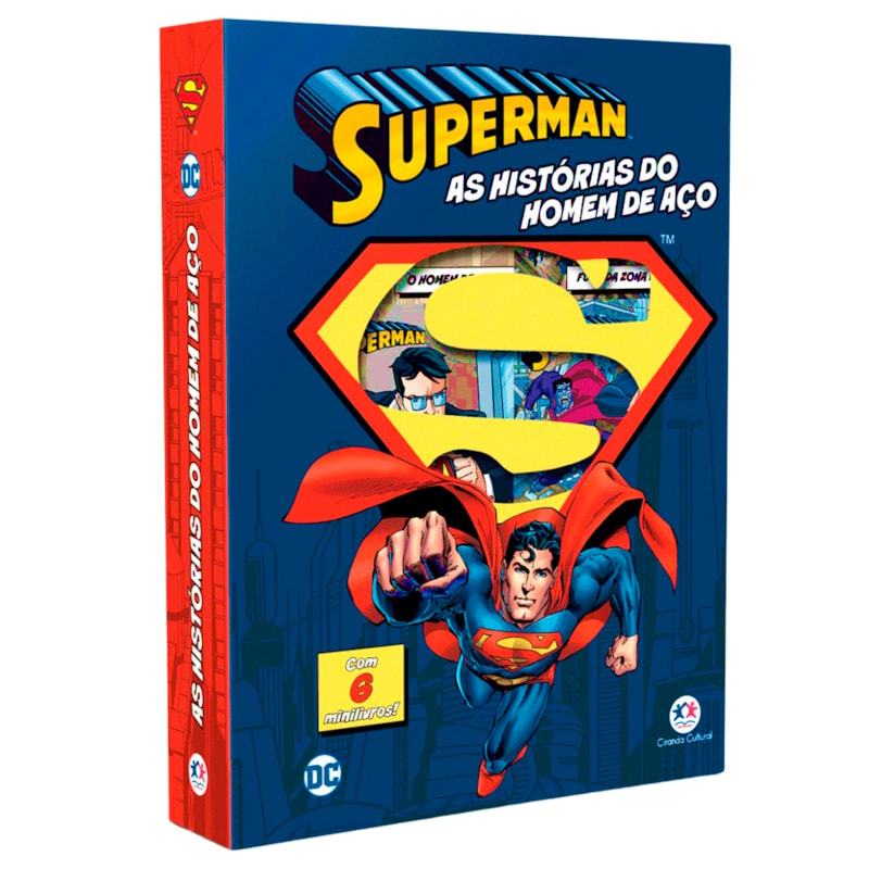 Livro Superman | As Histórias do Homem de Aço | Com 6 Minilivros em Oferta na Shopee